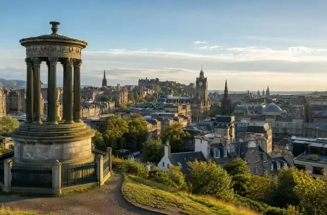 Desde Calton Hill, en Edimburgo
