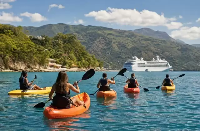 Kayak en la bahía