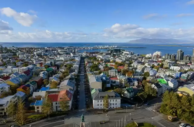Vista panorámica desde Hallgrímskirkja