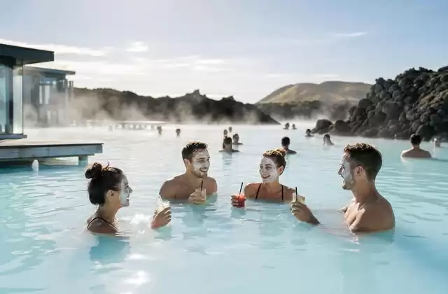 Baño en Blue Lagoon